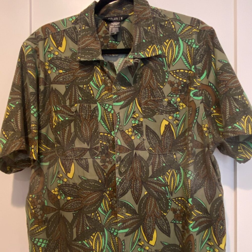 Poler button up shirt